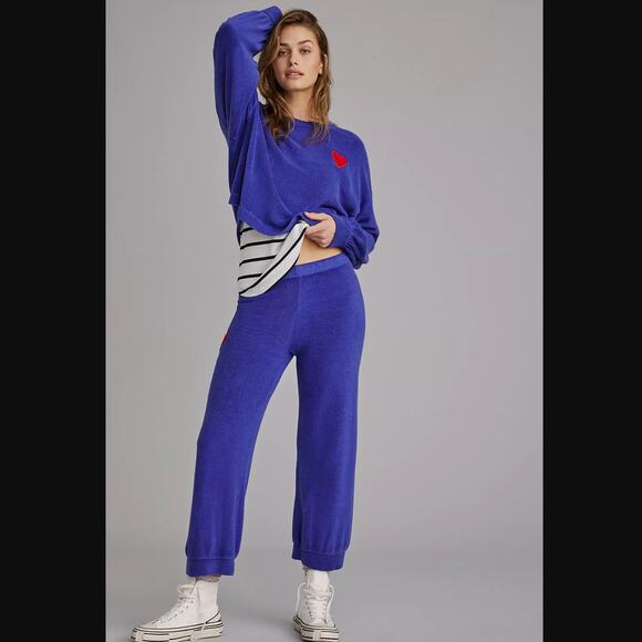 NWT Sundry Heart Purple Lounge Pants - Size 0 - Picture 1 of 6